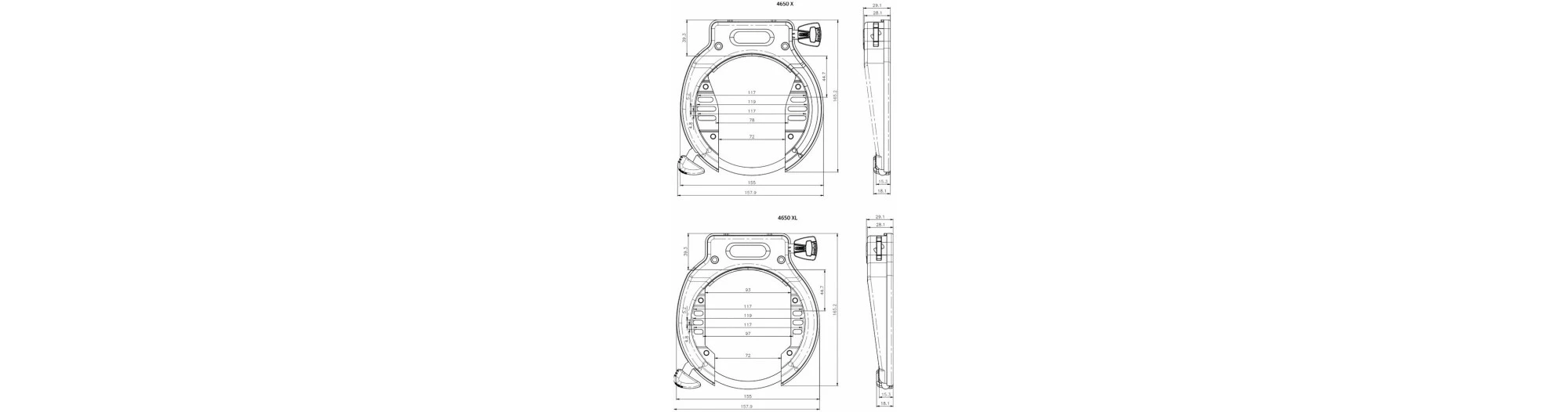 Abus Antivol De Cadre à Clé 4650XL R BK OE 3 Abus Antivol De Cadre à Clé 4650XL R BK OE – Image 3